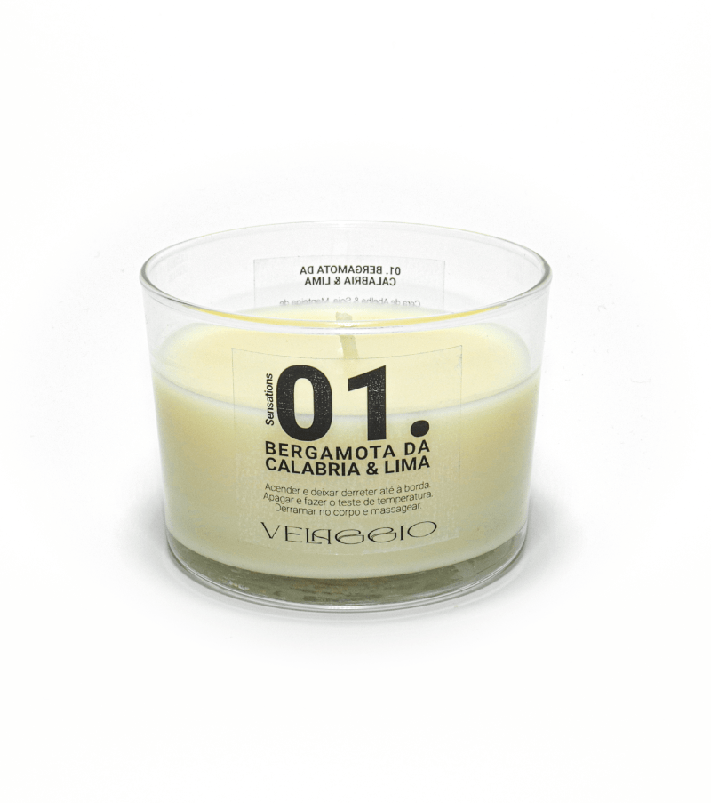 Body Candle 01. BERGAMOTA DA CALABRIA & LIMA  110g