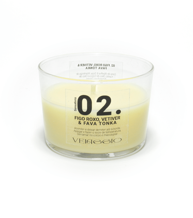 Body Candle 02. FIGO ROXO, VETIVER & FAVA TONKA 110g
