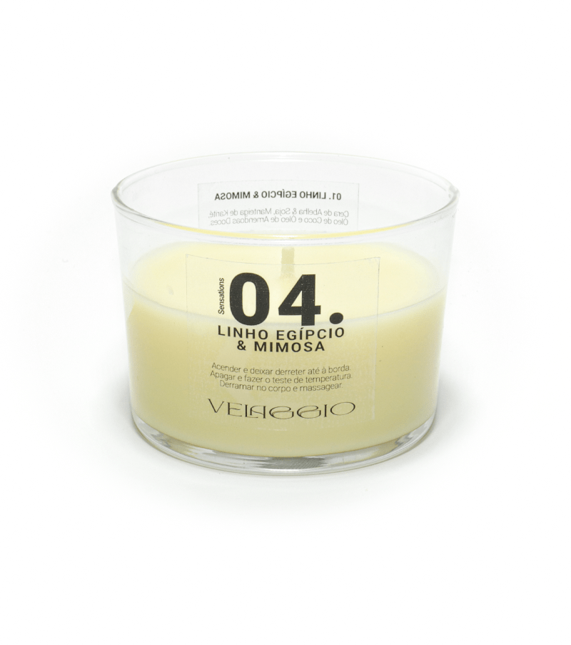 Body Candle 04. LINHO EGÍPCIO & MIMOSA 110g